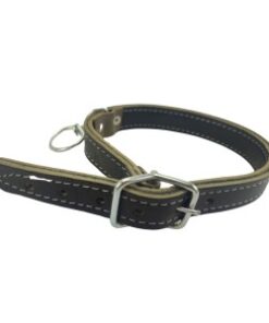 Curea de piele dubla pentru caine 3x65 cm (220-L512)