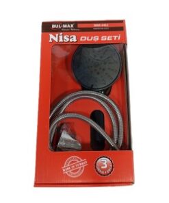 Para de dus mare cu furtun TR, 3 functii, negru