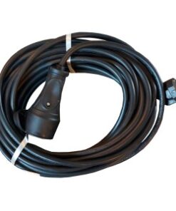 Prelungitor negru 10 m 3X1.5 tr