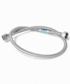 Racord apa inox flexibil 1/2x1/2, 80cm+niplu, HYDROTECH