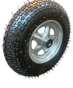Roata Cu Spite, Cauciuc Top, 3.50-8, Rulment Si Ax 20, Broman