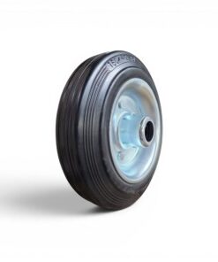 Roata bruta 160 mm, gri metal, BROMAN