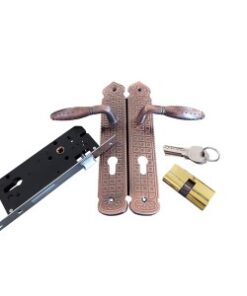 Broasca usa mare completa B12, maner, silduri, butuc si chei