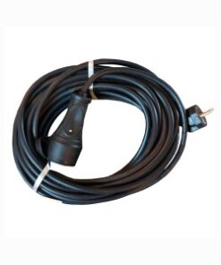 Prelungitor negru 10 m, 3x2.5 mm, TR