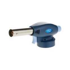 Cap arzator pentru butelie gaz 227 gr, albastru, aprindere piezo