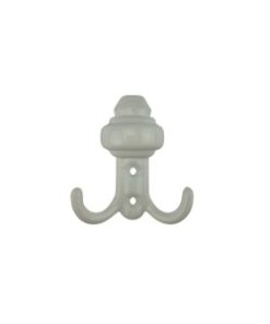 Cuier metal alb