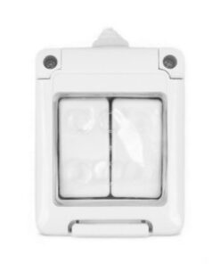 Intrerupator dublu aplicat pentru exterior, GE-676
