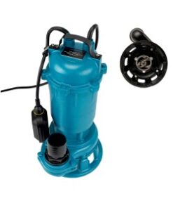 Pachet PROMO - Pompă de apă murdară pentru fosă cu cutit tocător Power-Cut WQD-K, BROMAN  + Furtun pompier rosu 30 m + Colier metalic 44-64 mm