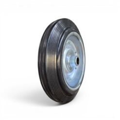 Roata bruta 250 mm, gri metal, BROMAN
