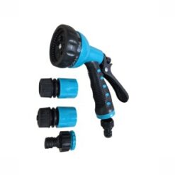 Set pentru stropit, pistol tip dus cu 7 functii si mufe, 5 piese, BROMAN