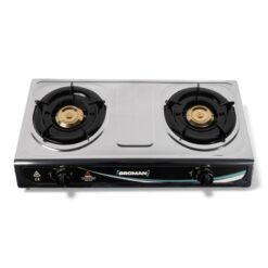 Aragaz de inox cu 2 ochiuri, exterior, BROMAN