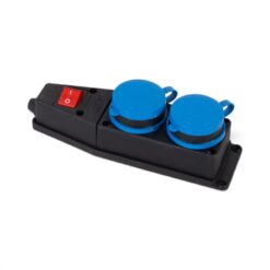 Cap prelungitor Tenpo cu 2 Prize Cu Buton, Negru