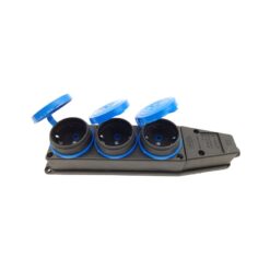 Cap prelungitor Tenpo cu 3 Prize, Negru