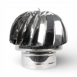 Alternative view of Capac terminal rotativ din inox pentru cos de fum, diametru 160 mm