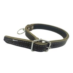 Curea de piele dubla pentru caine 3x65 cm (220-L512)