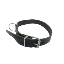 Curea de piele groasa pentru caine 2.5x60 cm, (410)