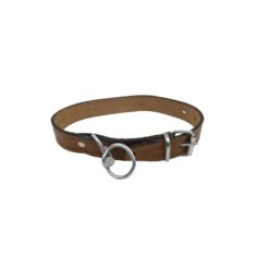 Curea simpla de piele pentrru caine, 2,5x45 cm (150-L507)