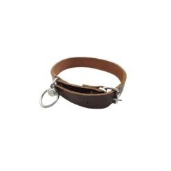 Curea simpla de piele pentru caine, 60 cm