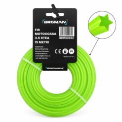 Fir motocoasa profil stea, PVC, 3.5 mm x 15 m, BROMAN