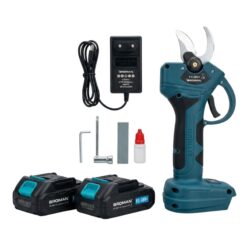 Foarfece electric pentru vie sau crengi, brushless, 2 acumulatori inclusi, FC-38V+, BROMAN