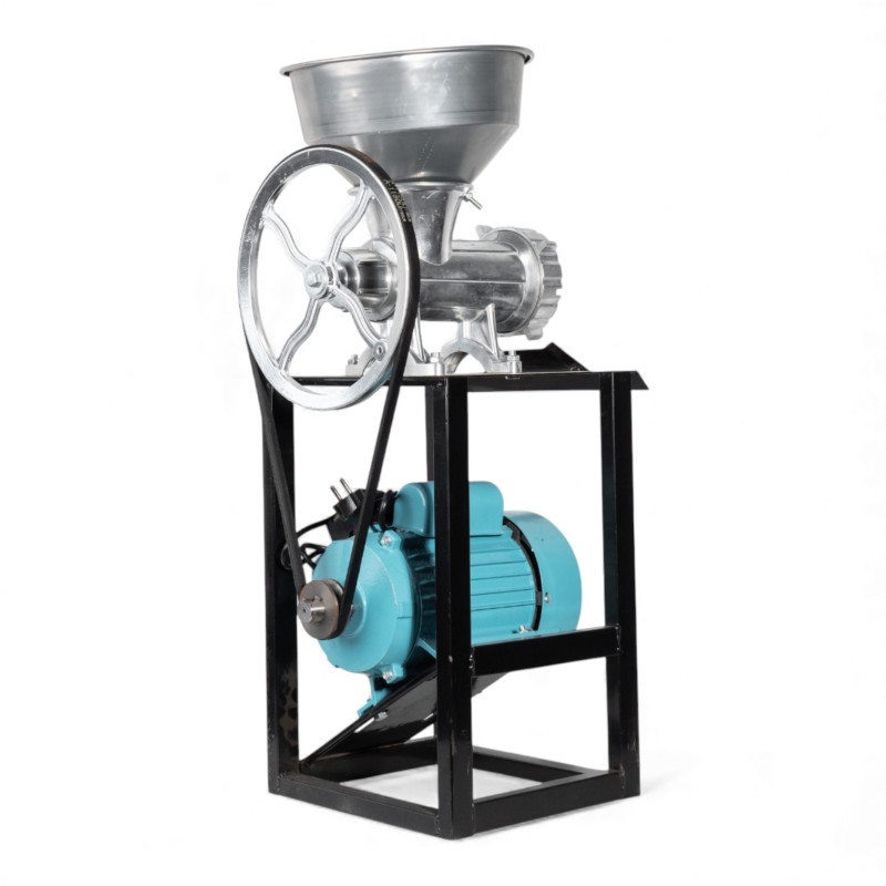 Masina de carne din aluminiu cu motor si cuva 4000W