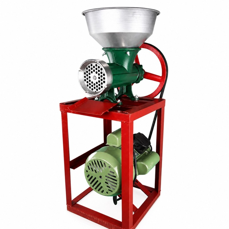 Masina de carne din fonta cu motor si cuva 4000W