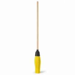 Matura mare plastic cu coada de lemn