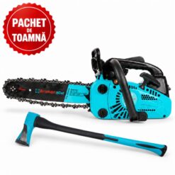 PACHET DE TOAMNA - Motofierastrau 2500+, 25 cc, lama de 30 cm + Topor de despicat lemne 2 kg, fibra, BROMAN