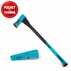 PACHET DE TOAMNA - Topor de despicat lemne 2 kg, fibra + Pana de despicat lemne, seria 15, 2 kg, BROMAN