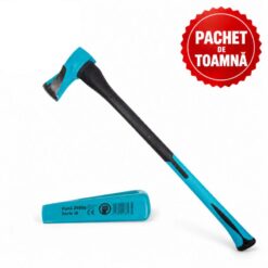 PACHET DE TOAMNA - Topor de despicat lemne 2 kg, fibra + Pana de despicat lemne, seria 18, 2 kg, BROMAN