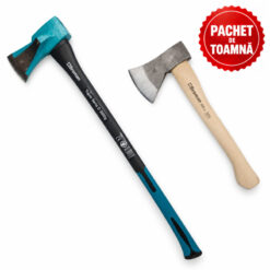 PACHET DE TOAMNA - Topor de despicat lemne 3 kg, fibra + Topor forjat 600 g, coada 36 cm, BROMAN