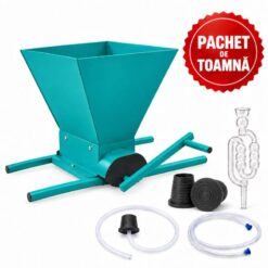PACHET DE TOAMNA - Zdrobitor manual de struguri + Accesorii damigene pentru vin  25 - 50 L