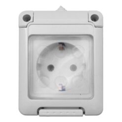 Priza simpla aplicata pentru exterior, PROFI, GE-677