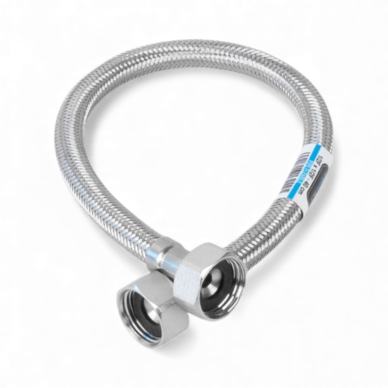 Racord apa inox flexibil 1/2x1/2, 40 cm, HYDROTECH