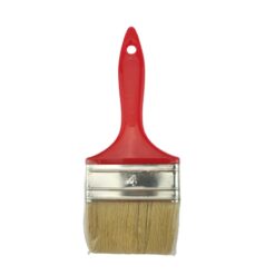 Pensula maner rosu din plastic 4' TR