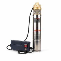 Pompă submersibilă de apă curată tip tun SKM150, 1.5 CP, debit 45 L/min, înălțime de pompare 700 m, BROMAN