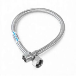 Racord apa inox flexibil 1/2x1/2, 50cm+niplu, HYDROTECH
