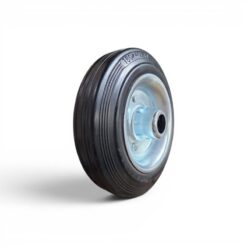 Roata bruta 160 mm, gri metal, BROMAN