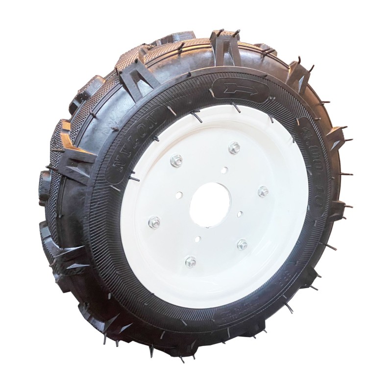 Roata cu flanșă profil tractor, 4.00-10, pentru motocultor si tractor, BROMAN